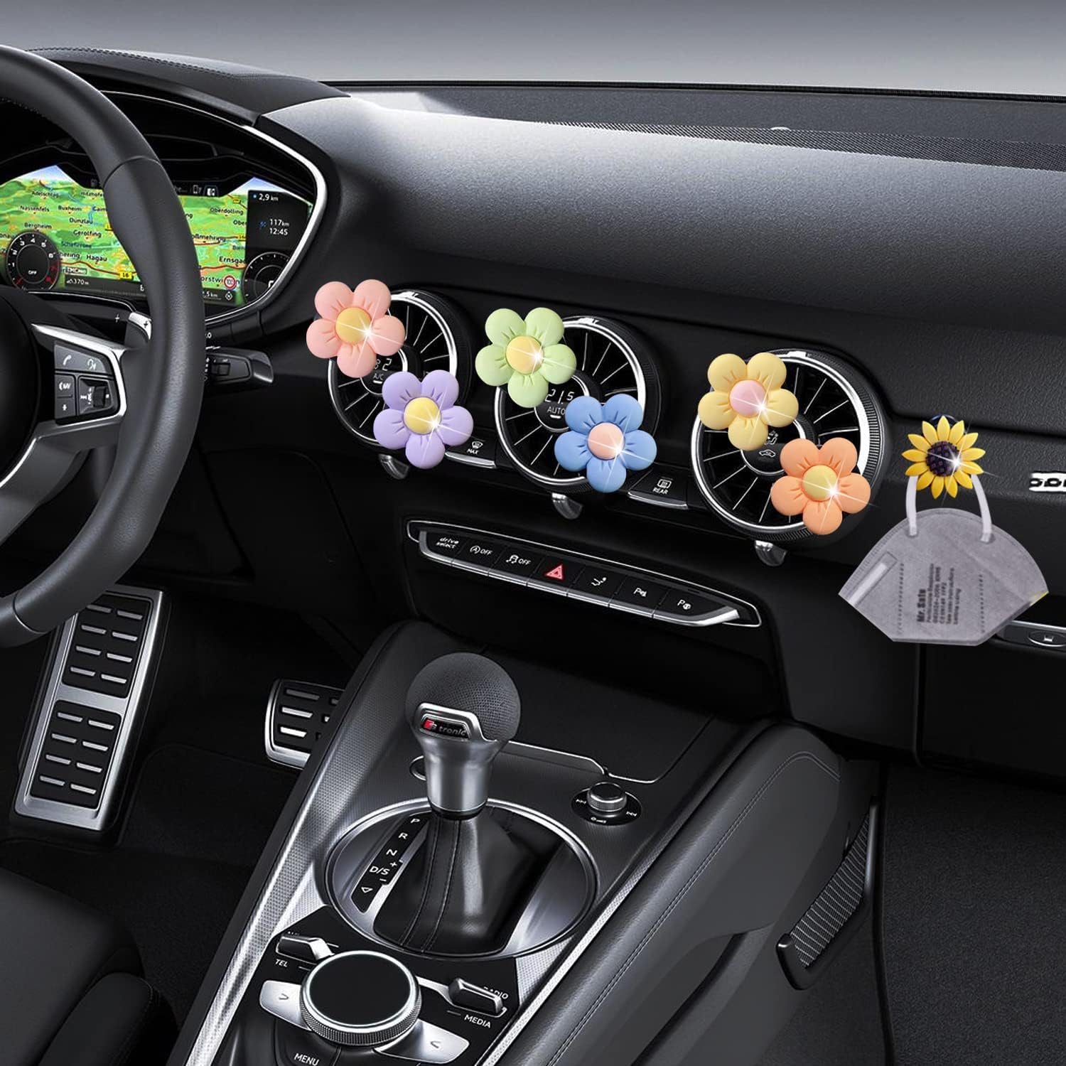Dash Daisies - Car Vent Clip Set (6-Pack)